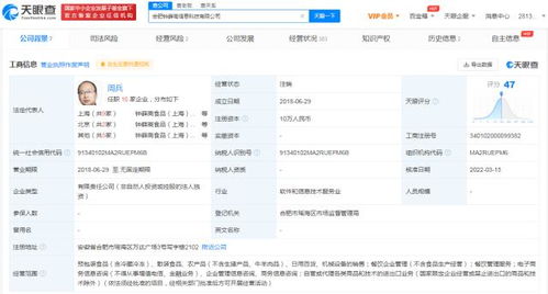 鐘薛高合肥公司注銷